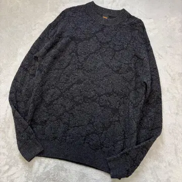 새상품급 휴고보스 현행 크루넥 니트 스웨터 레어 디자인 세탁 가능