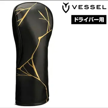 Vessel 드라이버용 골프헤드커버 금 디자인