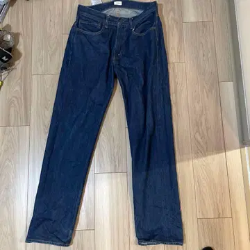 CIOTA 다크 블루 스트레이트 데님 팬츠