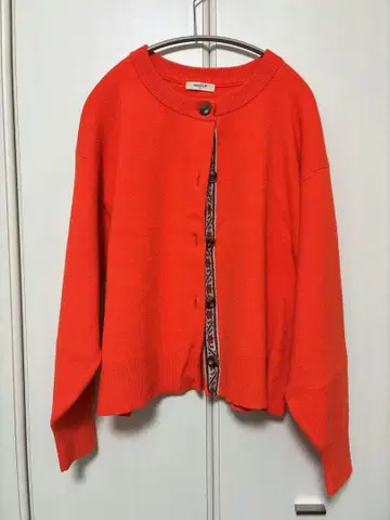 studio CLIP 긴팔 가디건 오렌지