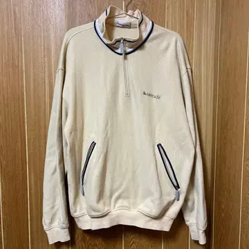 산타페 베이지 하프 지퍼 트레이닝복 L