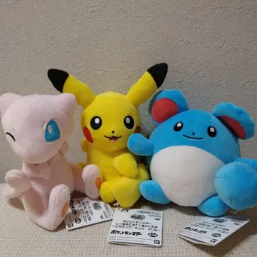 포켓몬 포켓몬스터 꼬리 봐봐! 봉제 인형 3종 컴플리트