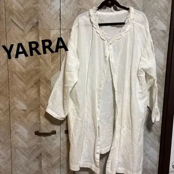 린넨 화이트 셔츠 원피스 긴팔 프릴