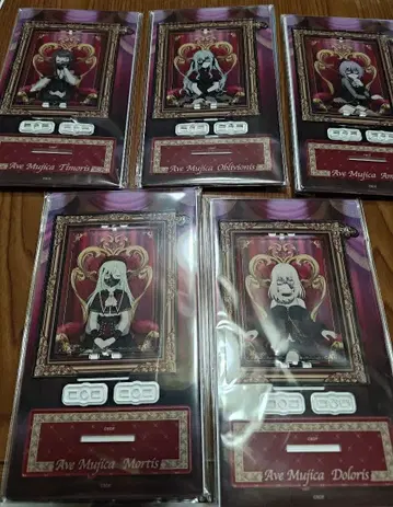 Ave Mujica 회전 아크릴 스탠드 5개 세트