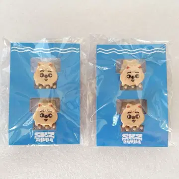 Stray Kids 스키즈 사우나 미니 헤어 클립 세트 한