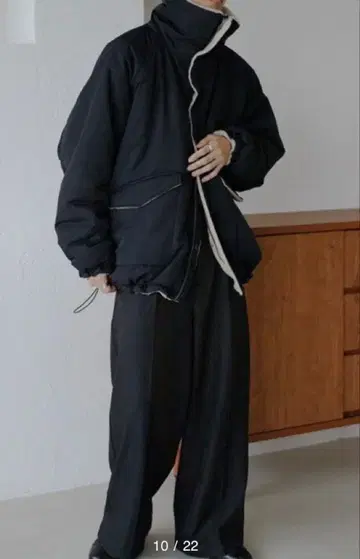 epnok 하이넥 리버서블 블루종