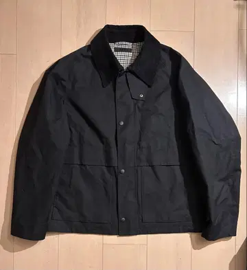 UNIQLO 코듀로이 옷깃 자켓 짧은 기장 블랙 M