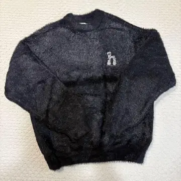 HTH 니트 스웨터 Hotter Than Hell 빅 로고