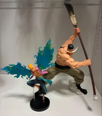 원피스 흰 수염 마르코 피규어 묶음 판매 (박스 없음)