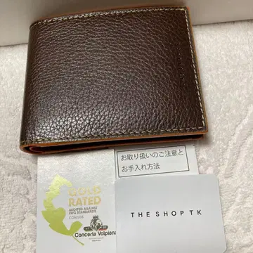 새상품 THE SHOP TK 브라운 접이식 지갑