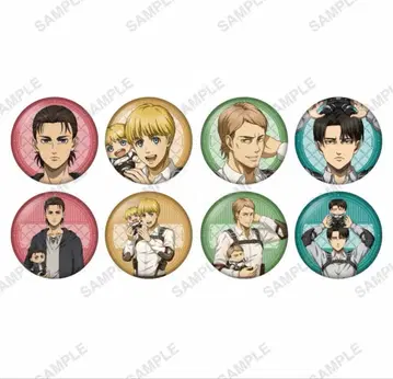 진격의 거인 다코 시리즈 트레이딩 캔뱃지