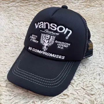 새상품급 VANSON 반손 메쉬 캡 스냅 백