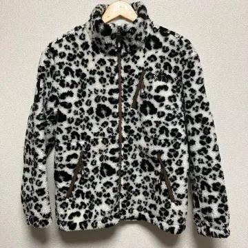 THE NORTH FACE 레오파드 무늬 플리스 보아 자켓 S