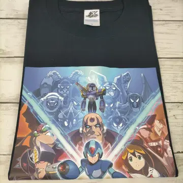 [ M 사이즈 ] 락맨 X 비주얼 티셔츠 블랙