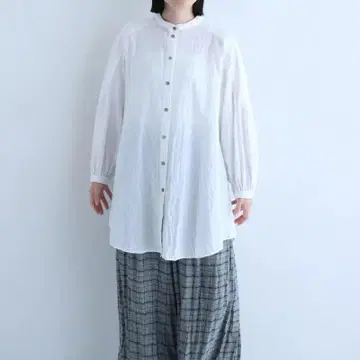 새상품 pot-pourri (포프리) 바니 튜닉 셔츠 / 린넨