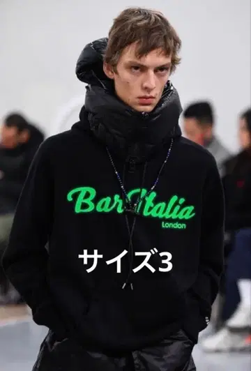 sacai 사카이 19AW Bar Italia Hoodie 후드티