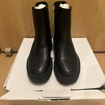 미사용 새상품 글로벌 워크 블랙 사이드 고어 부츠 사이즈 S