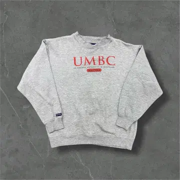 90s M JANSPORT UMBC 맨투맨 그레이 US 구제 의류