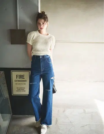 릴리안캐럿 LILLIAN CARAT 데님 스트레이트 데님