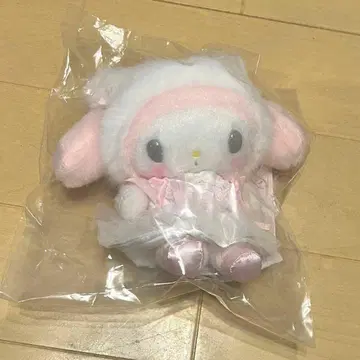 산리오 화이트 고양이 발레리나 마스코트 홀더 마이멜로디