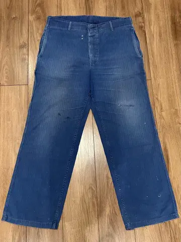 60s 유로 빈티지 헤링본 트윌 페인터 페이드&리페어