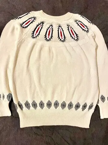 [ 2장 세트 할인 ] Bucca 44 에스닉 패턴 니트 M 2장 set