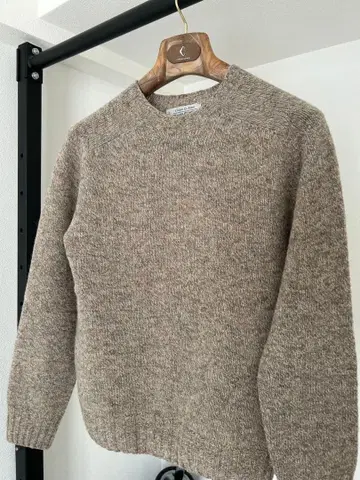 BAMBOO SHOOTS 스코틀랜드제 울 니트 스웨터 38