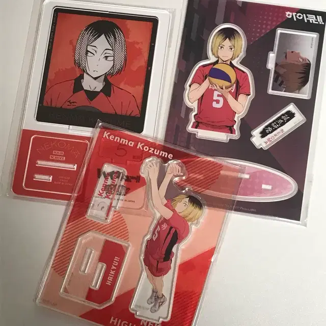 하이큐 코즈메 켄마 아크릴스탠드 디오라마 일괄