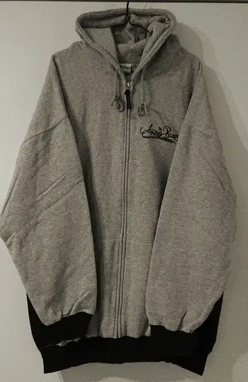 AFTERBASE 그레이 집업 후디 XXL