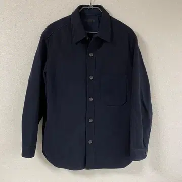 유니클로 오버 사이즈 셔츠 자켓 XL 네이비 다크 네이비