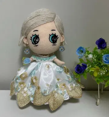 핸드메이드 이안느짱 사이즈 레이스 드레스