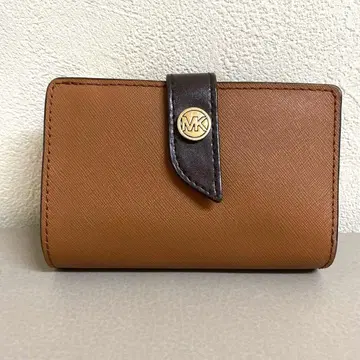 MICHAEL KORS 접이식 지갑 브라운