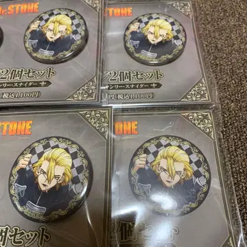 Dr.STONE 캔 배지 패밀리마트 패미마 스탠리