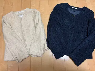 노카라 자켓 2개 세트