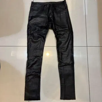KADOYA 블랙 가죽 팬츠 M