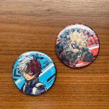 토도로키 쇼토와 바쿠고 카츠키 캔뱃지 세트