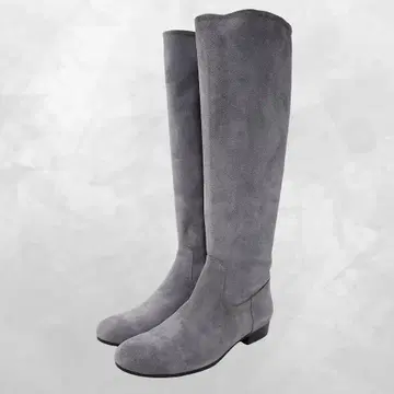 갤러리 바이 투모로우랜드 스웨이드 롱 부츠 23.5cm