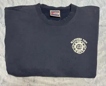 Hanes 네이비 90s 맨투맨