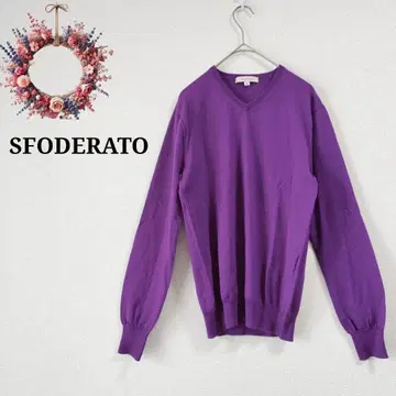 새상품급 모 100% 유나이티드 애로우즈 컬러 니트 v넥 스웨터 S