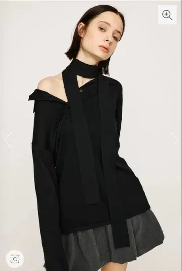 SLY HG KNIT ASYMMETRY 상의