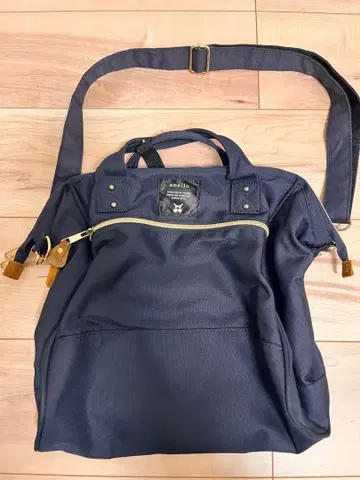 anello 네이비 토트백