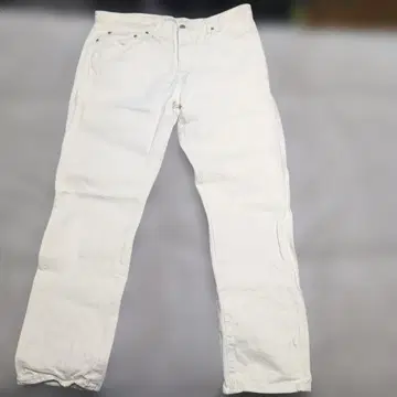 UNIQLO 셀비지 화이트 데님 36 (91.5cm)