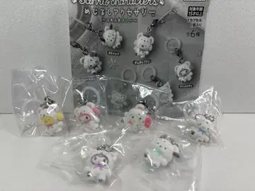 산리오 캐릭터즈 메지루시 액세서리 포근포근 스노우 6종 세트