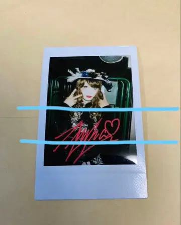 폴라로이드 Chrimson Shiva(크림슨 시바) 아스카님 사인 포함