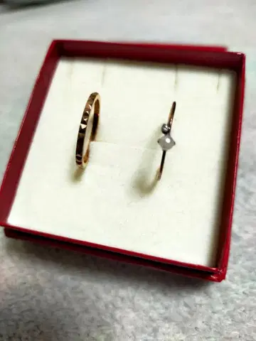 테이크업 핑키링 세트 심플 엘레강트