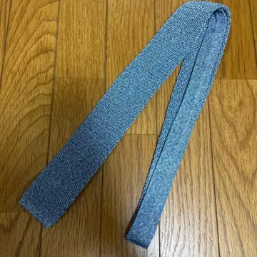 넥타이 니트 타이 가마쿠라 셔츠 ASCOT 블루 멜란지