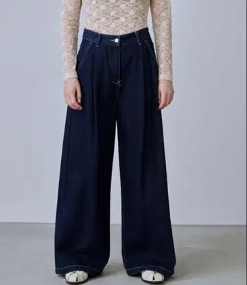 PERNA 데님 와이드 팬츠