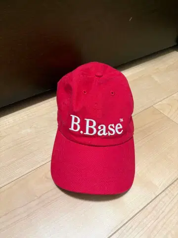 brokenbase 캡:빨간색 프리 사이즈