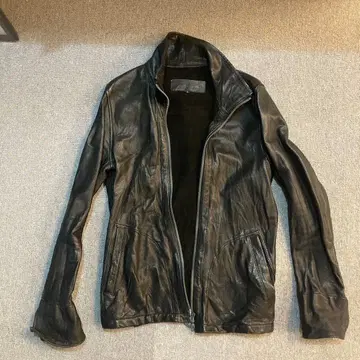 ISAMU KATAYAMA BACKLASH 블랙 가죽 자켓