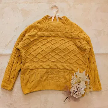 AZULbymoussy 니트(S) / 캐주얼 상의 머스타드